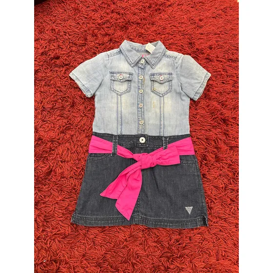 Vestido De Niña De Jean Guess Usado