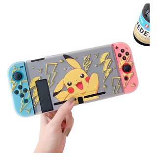 Capa De Silicone Pokémon Pikachu Para Switch Ns 0268 Capa De Silicone Pokémon Pikachu Para Switch Ns 0268