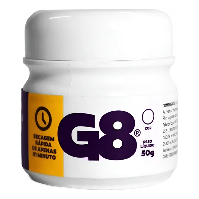 Fita Adesiva Cola Megahair G8 Termoativada 50gr- 01 Unid