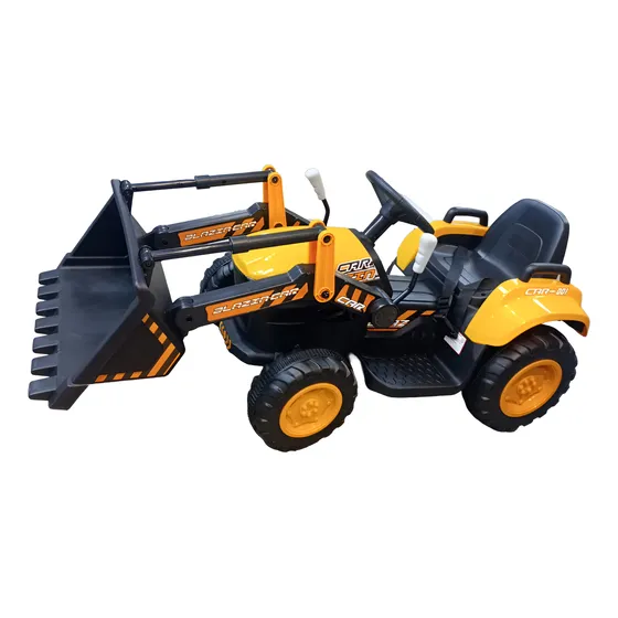 Tractor A Bateria Amarillo Cn-shb6x002