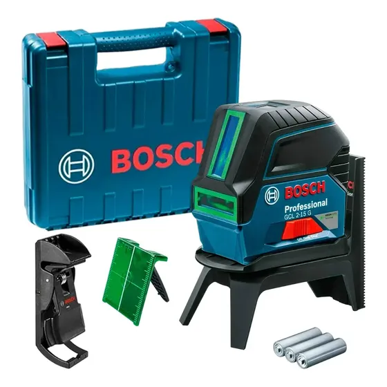 Nivelador Láser Combinado Verde Bosch Gcl 2-15 G + Base Rm1 | Cuotas sin interés