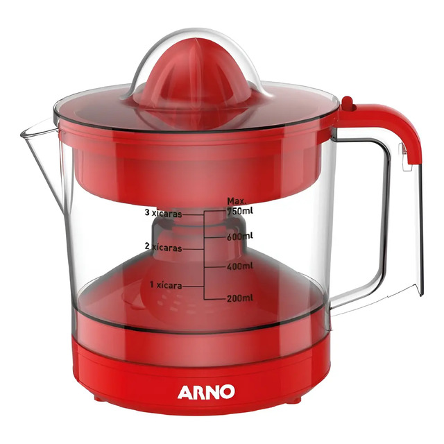 Espremedor De Frutas Suco Express 0,75l Vermelho Cp02 Espremedor De Frutas Suco Express 0,75l Vermelho Cp02