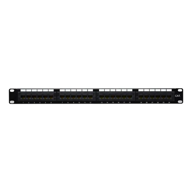 Panel De Parcheo Xcase Utp Cat 5e Con 24 Puertos