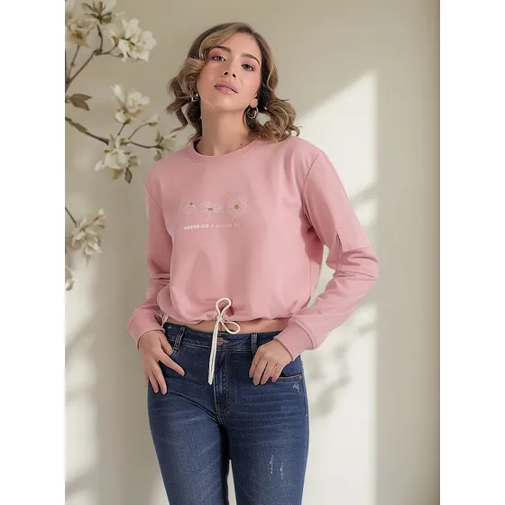 Buzo Para Mujer Corto Con Estamapado Delantero Unser