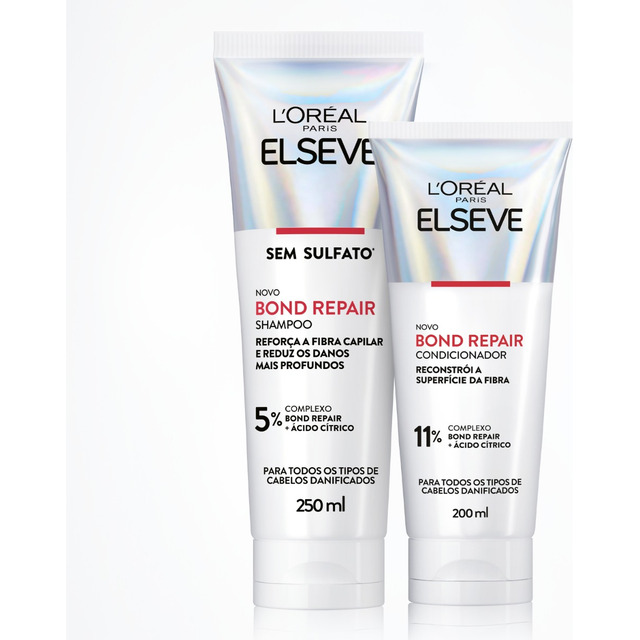 Kit Elseve Bond Repair Sh + Cond + Sache Kit Elseve Bond Repair Sh + Cond + Sache
