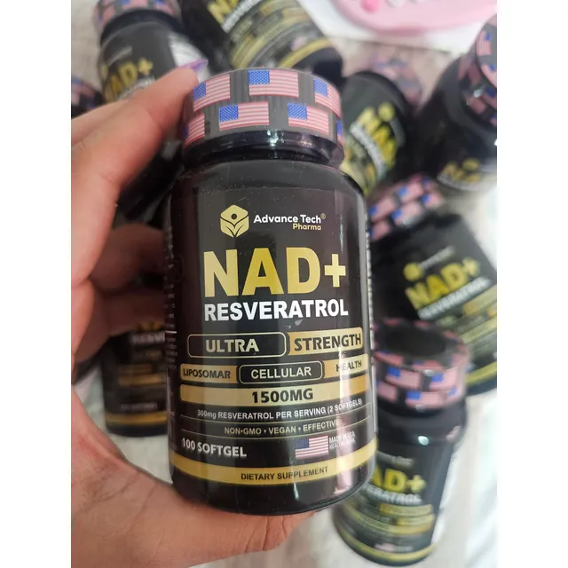Nad + Resveratrol 1500mg X 100 Capsulas Blandas
