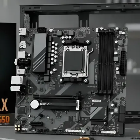 Placa Madre Gigabyte B650m D3hp Ax, Am5, Ddr5, M.2, Microatx Black