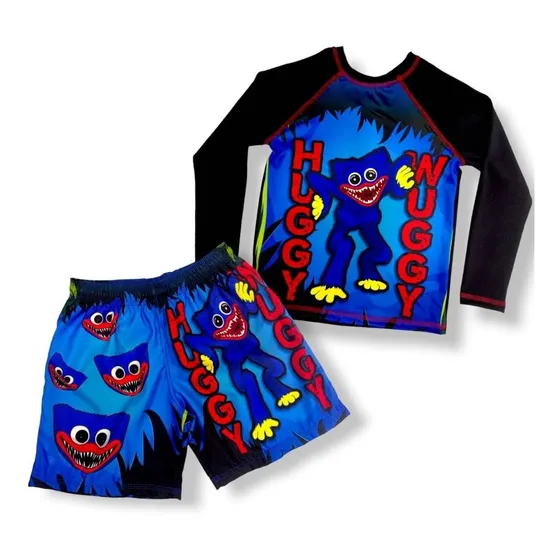 Conjunto De Huggy Wuggy  - Traje De Baño Para Niños