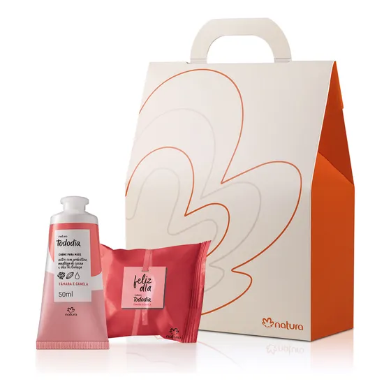 Crema corporal hidratante de dátil y canela Natura Tododia en tubo de 50 ml de dátil y canela - kit x 2 unidades