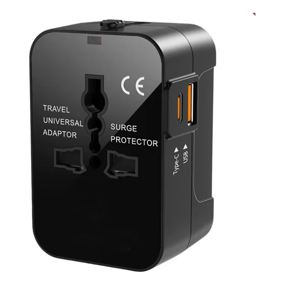 Adaptador Universal De Viagem Com Portas Usb E Tipo-c, Carregador Rápido Pd 20w E Qc 18w, Compatível Com Tomadas Em Eua, Ue, Reino Unido E Austrália - Shaolong