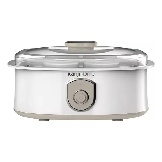Yogurtera Kanji Home 7 Frascos De Vidrio 20w Color Blanco