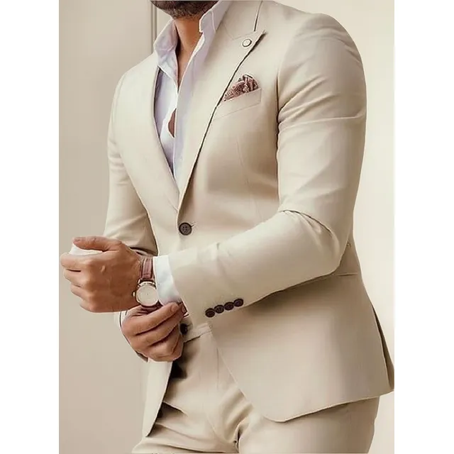 Terno Masculino Completo Homem Clássico Social Em Promoção