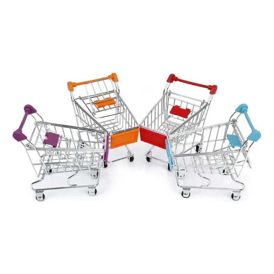 Mini Carrito De Supermercado Decorativo - Adorno - Juguete