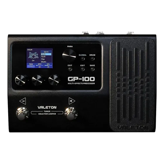 Pedalera Multiefectos Valeton Gp100 Modelador De Amp