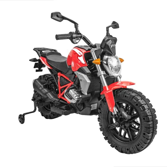 Motocross Moto Elétrica Infantil Prime Baby Vermelho