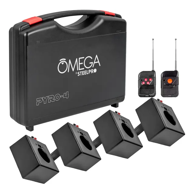 Sistema De Pirotecnia Inalámbrico 4 Chisperos Steelpro 