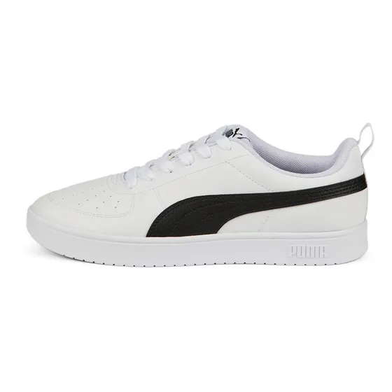Tenis Casuales Puma Rickie Unisex Blanco Y Metalico