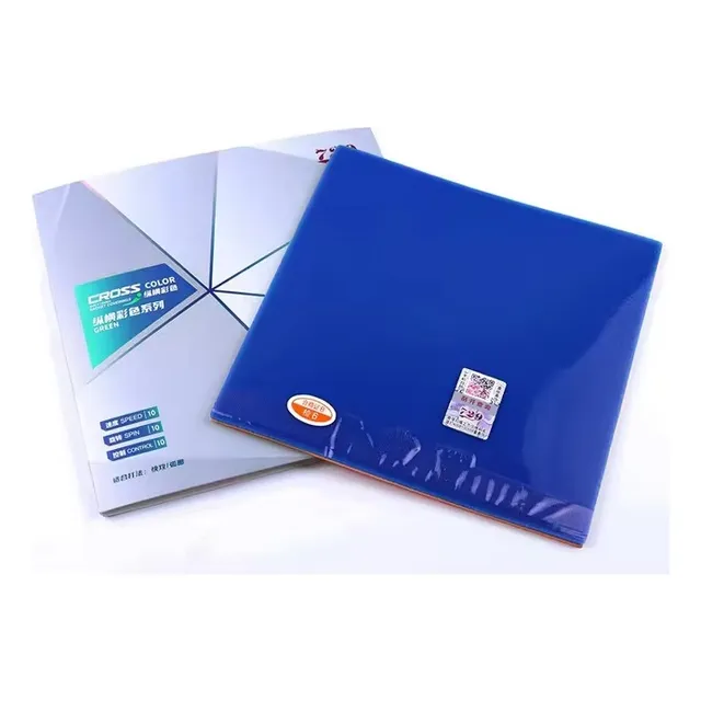 Goma Friendship 729 Cross Tenis De Mesa Ping Pong Verde Azul
