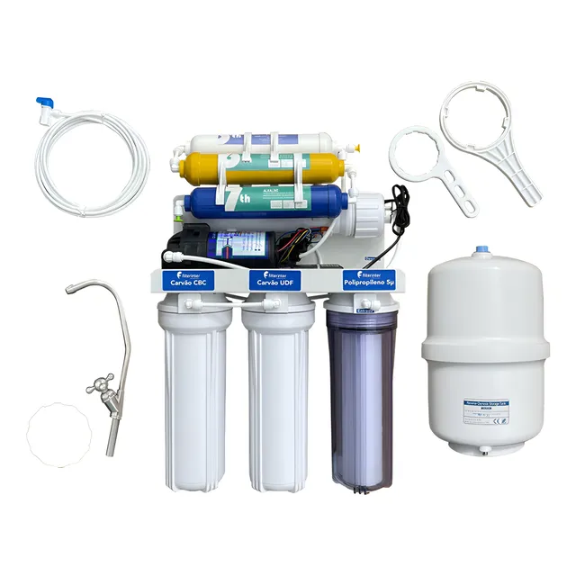 Osmose Reversa 100 Automática 7 Estágios Tanque 17l Consumo