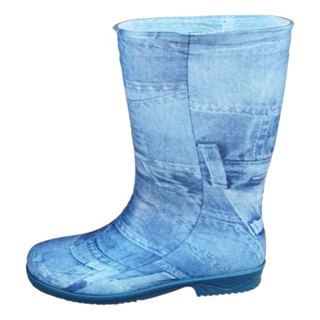 Botas Plásticas Estampadas Para Dama