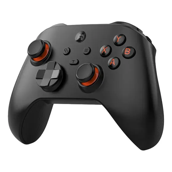 Controle Gamer Sem Fio Triplo Modo Para Pc E Android Preto