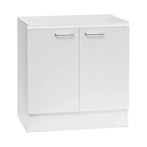 Mueble Base Para Lavaplato 80x50cm Basic Blanco / Dec Haus
