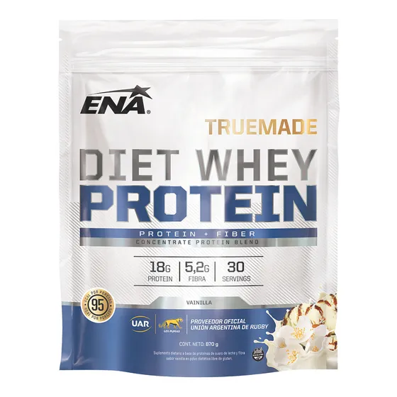 Truemade Diet Protein Ena Sport  Polvo Proteina + Fibra