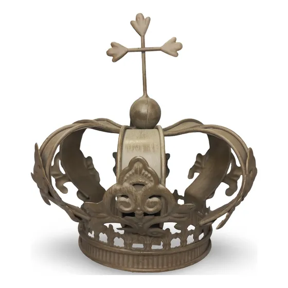 Centro De Mesa Corona De Hierro Marroqui 25 Cm