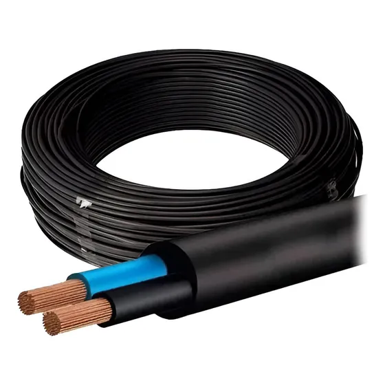 Cabo Flexível Pp Extensão 2x1,5mm Rolo Com 50 Metros