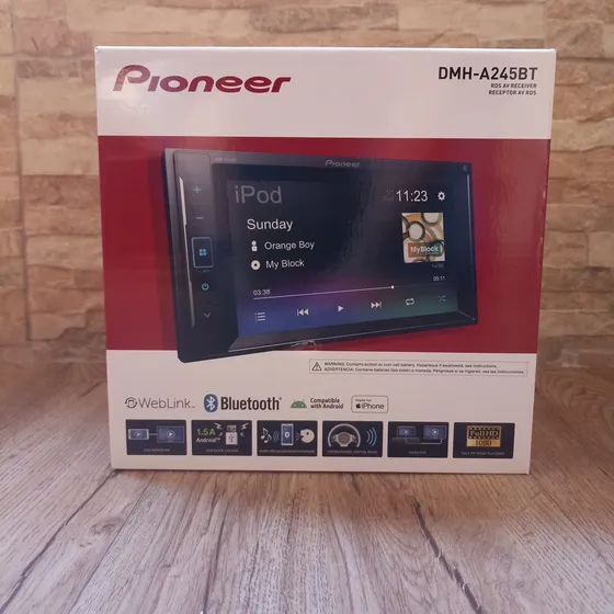 Pioneer Dmh-a245bt Reproductor 2 Din Bluetooth