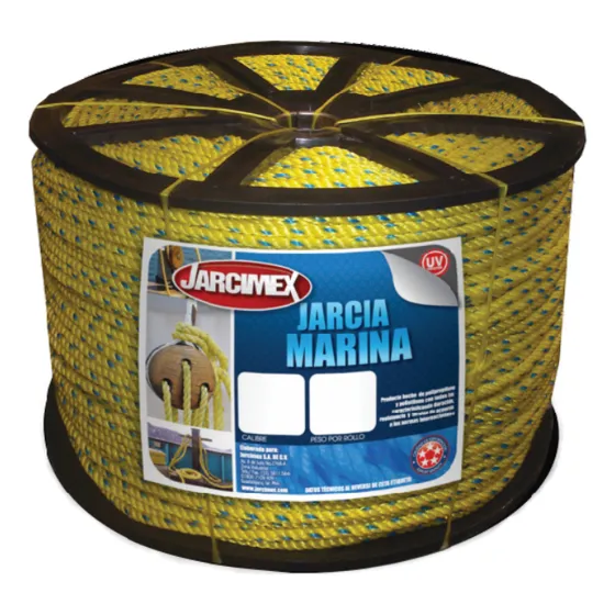 Jarcimex Soga Cabo Cable Marina 8 Mm Polipropileno 990 Mts Amarillo