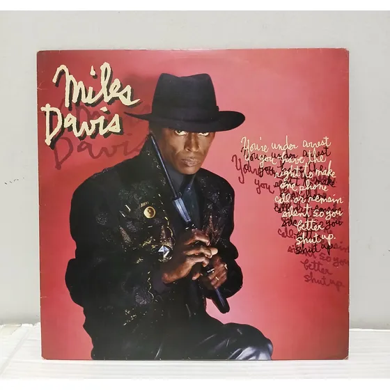 Lp - Miles Davis - You`re Under Arrest (usado)