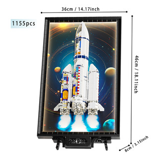 Modelo Educativo De Space Rocket Mosaic Building Blocks Stem Modelo Educativo De Space Rocket Mosaic Building Blocks Stem