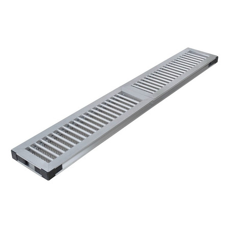 Grelha Ralo Linear De Alumínio C/ Tela Anti-inseto 20x100cm Grelha Ralo Linear De Alumínio C/ Tela Anti-inseto 20x100cm
