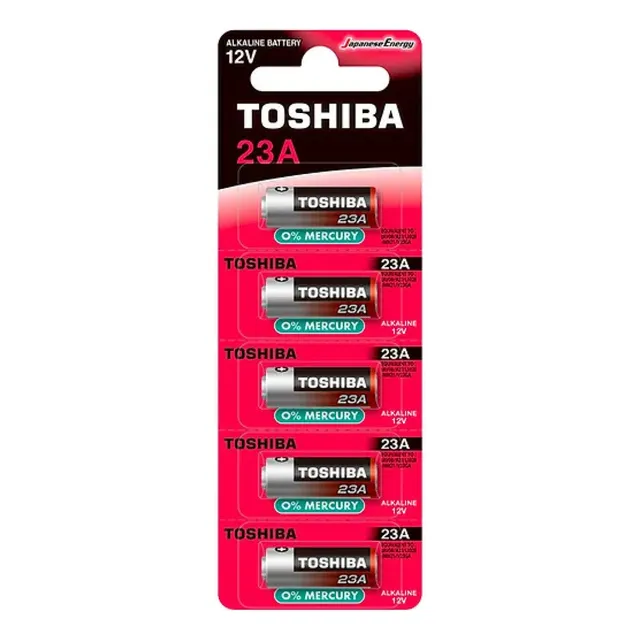 Pila 23a Toshiba Alcalina Cilíndrica - 1 Unidad
