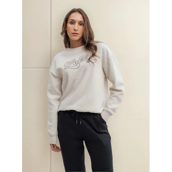 Buzo Oversize Canva Florencia Felpa  Lucky 214111i25