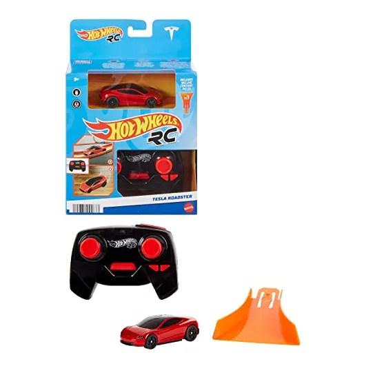 Control Remoto Toy Hot Wheels Rc Tesla Roadster A Escala 1:6