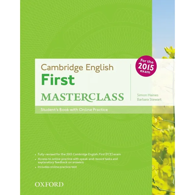 Cambridge English First Masterclass Student's Book Onlin tapa blanda 2014