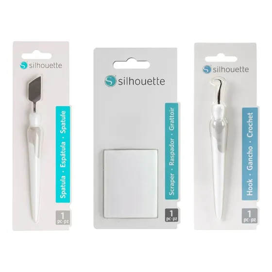 Herramientas Esenciales -silhouette Hook, Espatula Y Scraper