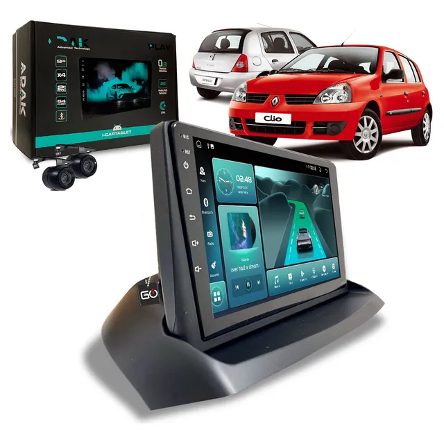Central Multimidia Adak 64gb Clio 2008 À 2016 Carplay Gps Bt