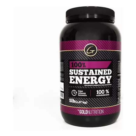 Sustained Energy 5 Lb - Gold Nutrition - Energía Prolongada Sabor Natural (sin sabor)