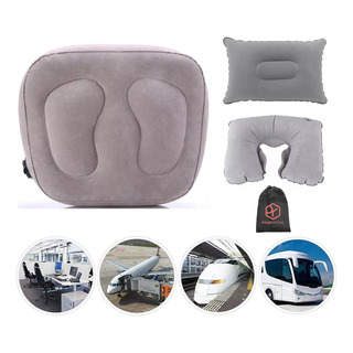 Cojín Inflable Bus Auto Tren Avión Kit Feliz Viaje Rp20 Cojín Inflable Bus Auto Tren Avión Kit Feliz Viaje Rp20