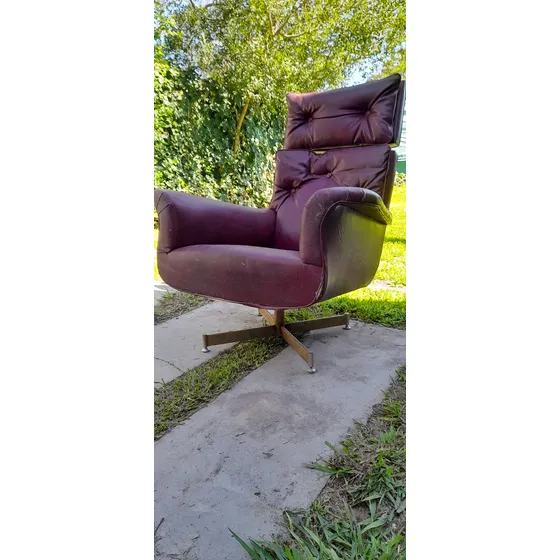 Sillón Reclinable Vintage Midcentury Original Usado