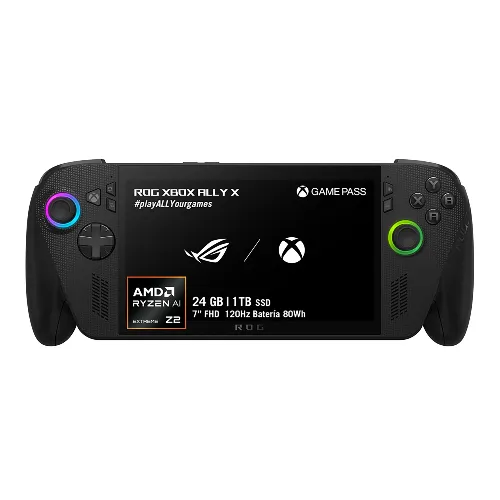 Consola Rog Xbox Ally Amd Ryzen Ai Z2 Extreme 24gb 1tbssd Negro