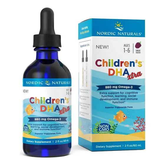 Dha Omega 3 (dha Y Epa.) Para Niños Nordics Natural X 60ml | Cuotas sin interés