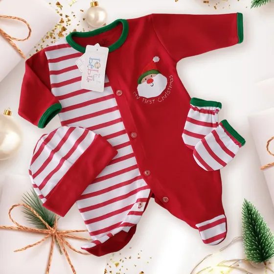 Monito Entero De Bebé Navidad Bebu Ref. 2799