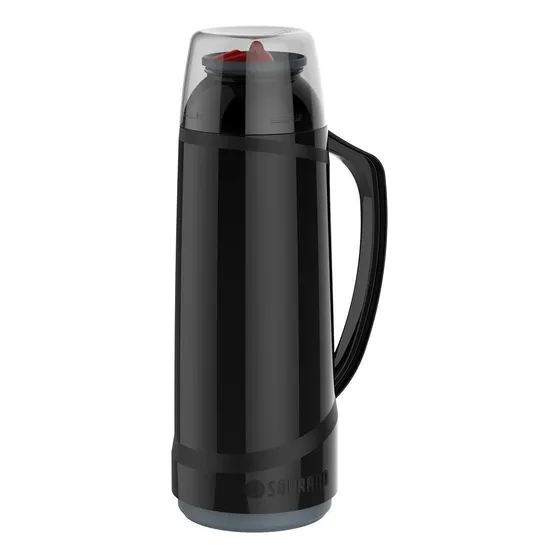 Termo Soprano Cristal com bico 1L negro