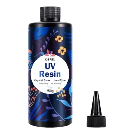 Resina Uv Kisrel 250g Transparente