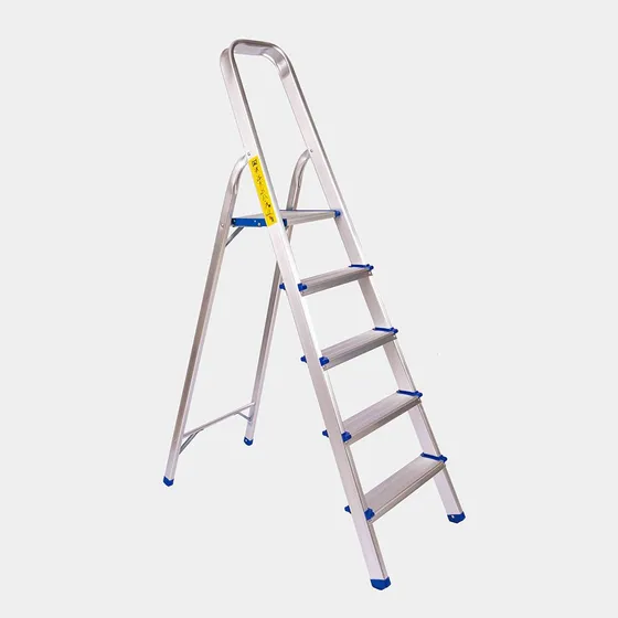 Escalera De Aluminio Plegable 5 Escalones