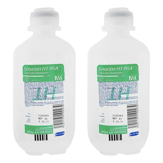 Pack 2 Solución Ht Pisa Solución Inyectable Frasco 250 Ml